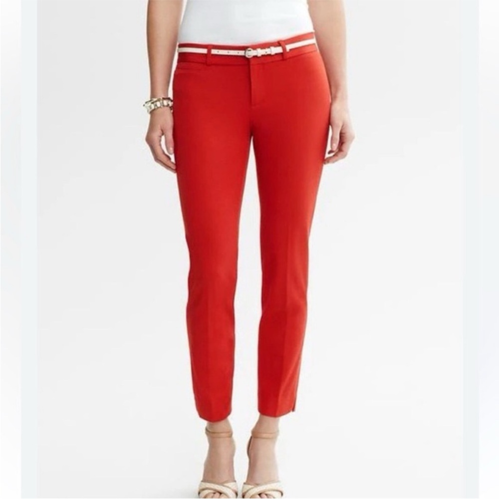 Banana Republic Sloan Red Trousers NWT SZ4